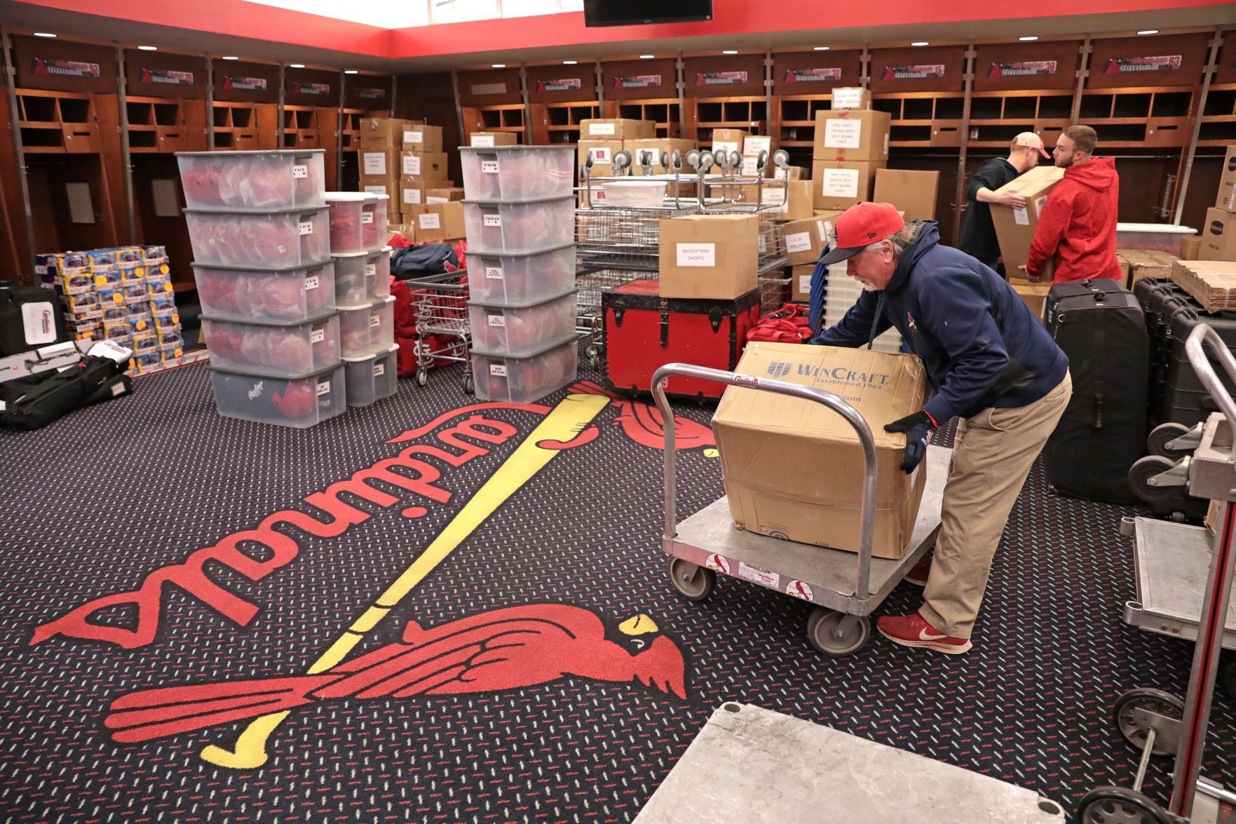 Cardinals pack up for spring training